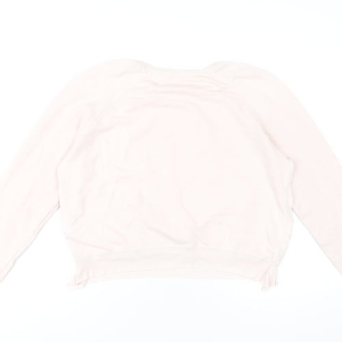 AllSaints Womens Pink Cotton Pullover Sweatshirt Size M Pullover