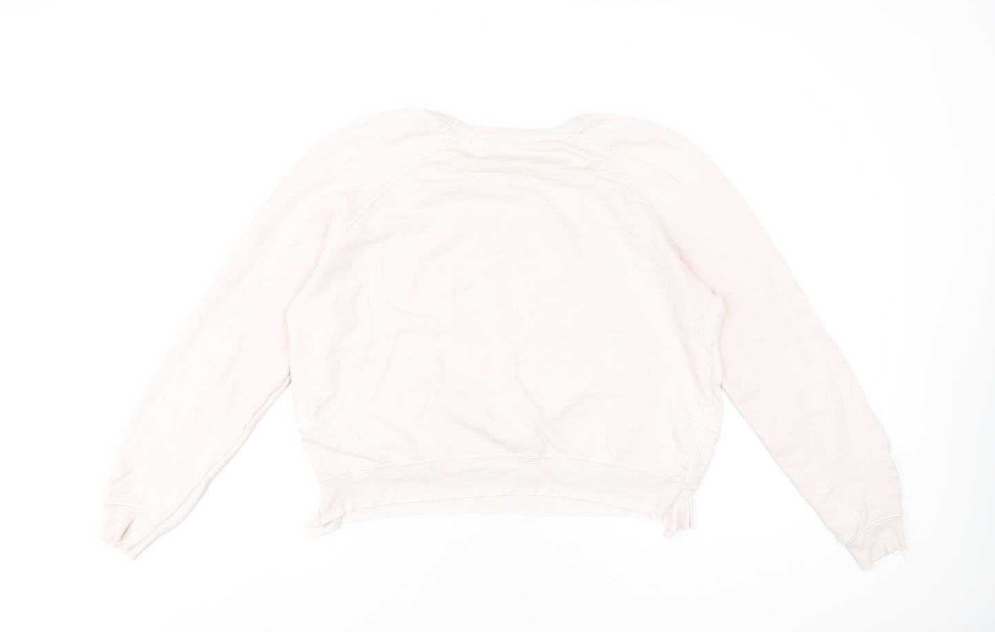 AllSaints Womens Pink Cotton Pullover Sweatshirt Size M Pullover