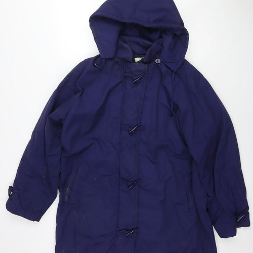 Classics Womens Blue Parka Jacket Size 18 Zip