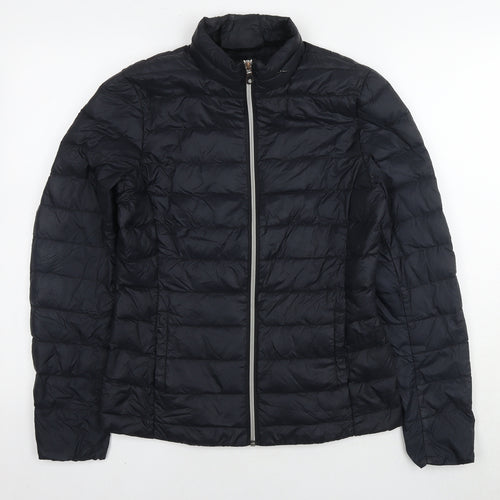 Marks and Spencer Womens Blue Jacket Size 8 Zip