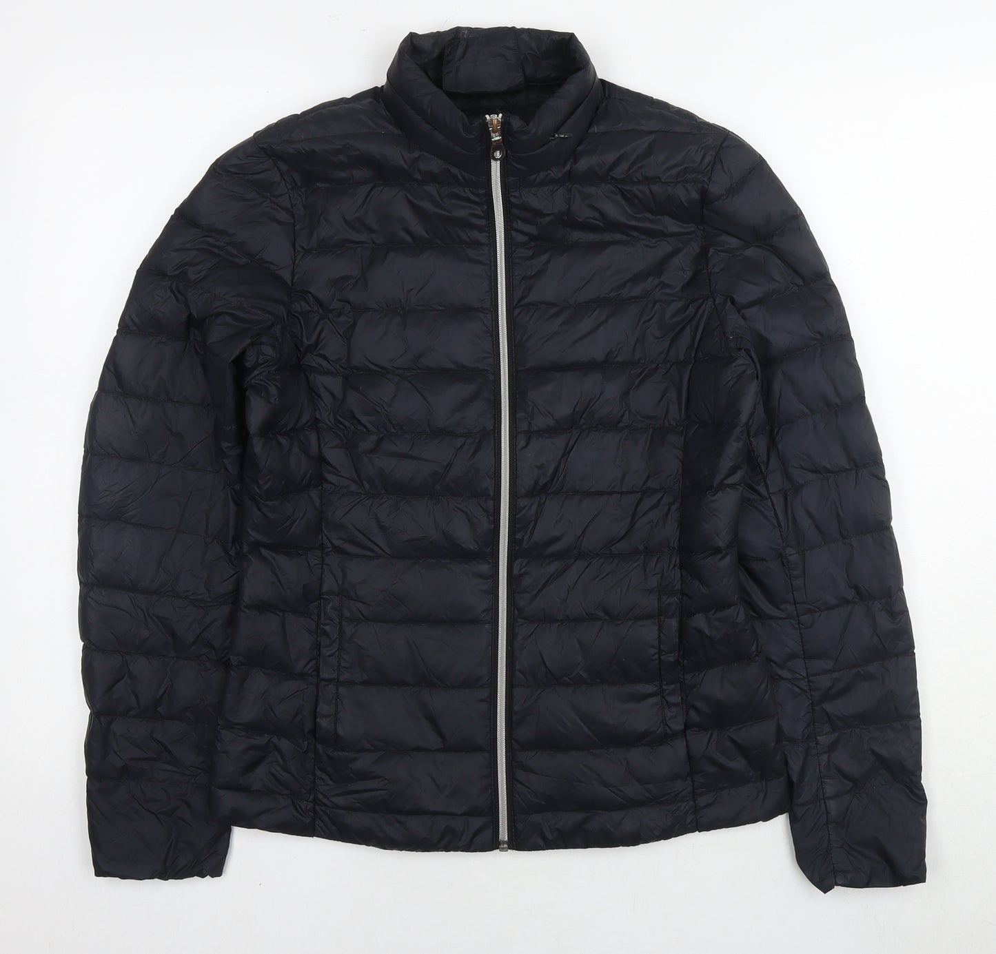 Marks and Spencer Womens Blue Jacket Size 8 Zip