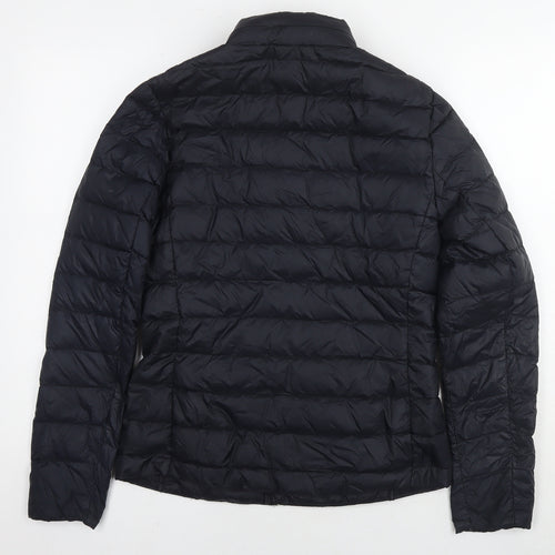 Marks and Spencer Womens Blue Jacket Size 8 Zip