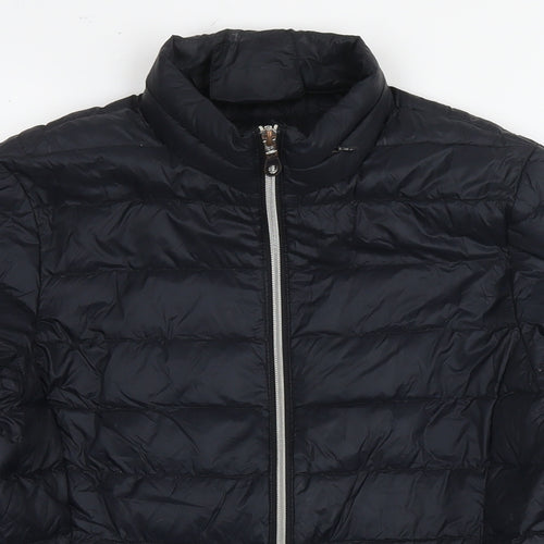 Marks and Spencer Womens Blue Jacket Size 8 Zip