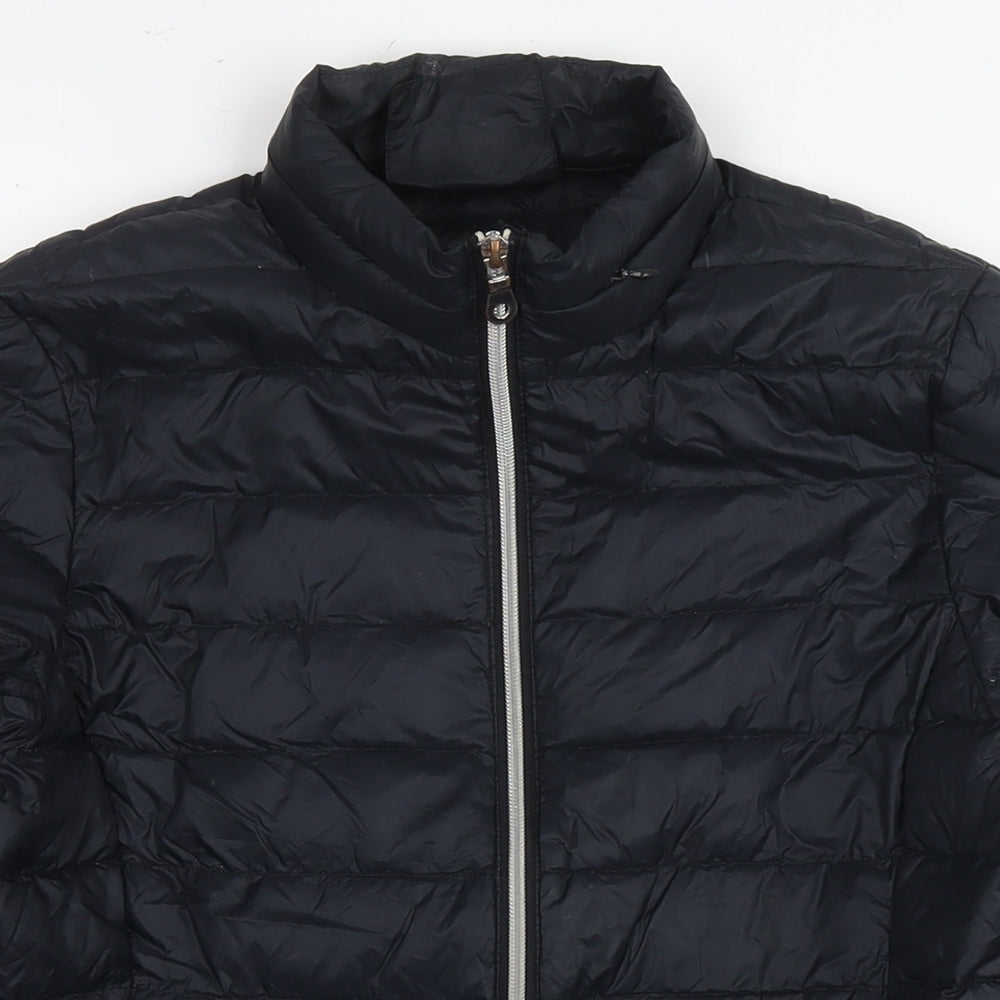 Marks and Spencer Womens Blue Jacket Size 8 Zip