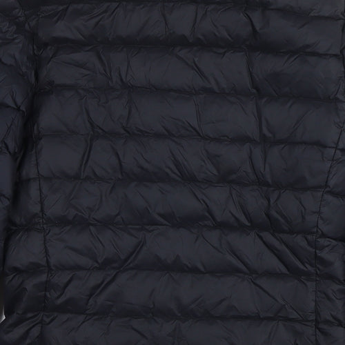 Marks and Spencer Womens Blue Jacket Size 8 Zip