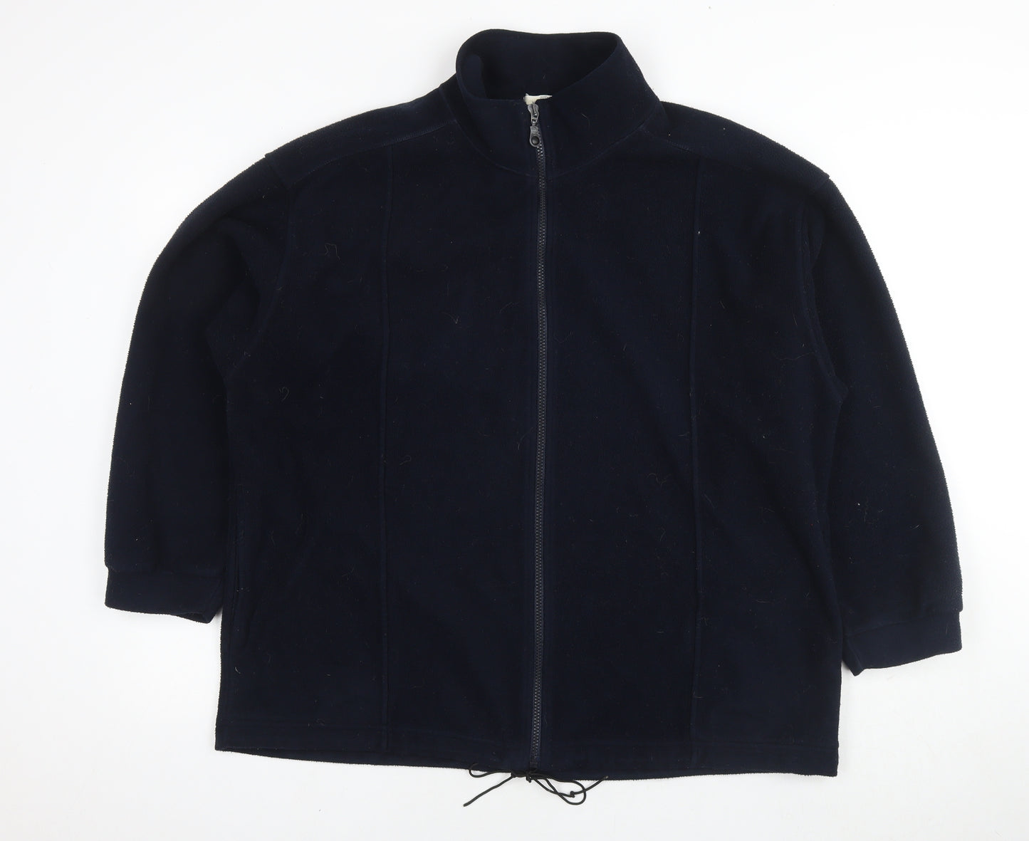 Marks and Spencer Womens Blue Jacket Size 18 Zip