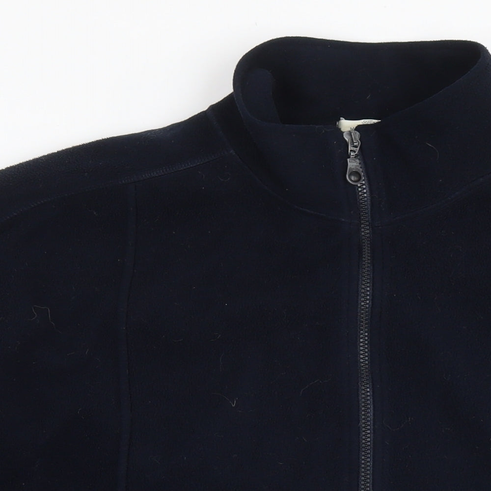 Marks and Spencer Womens Blue Jacket Size 18 Zip
