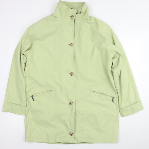Astraka Womens Green Parka Jacket Size M Zip