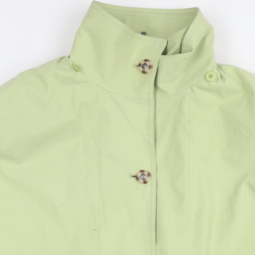 Astraka Womens Green Parka Jacket Size M Zip