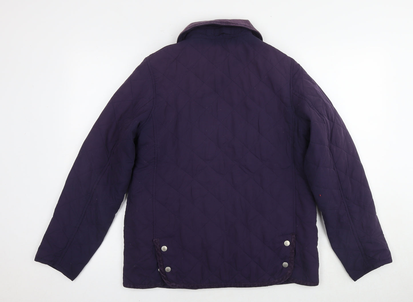 Jumper Womens Purple Quilted Jacket Size M Snap