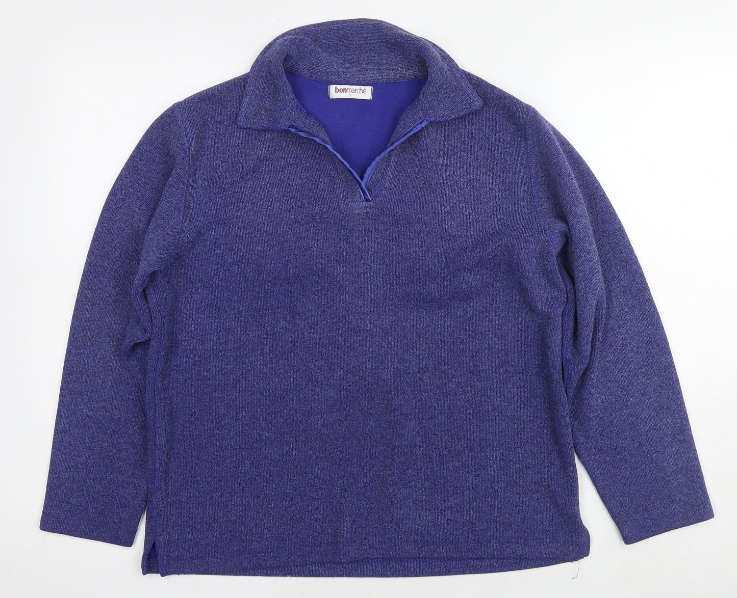 Bonmarché Womens Purple Polyester Pullover Sweatshirt Size S Pullover