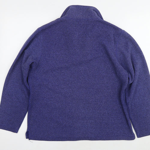 Bonmarché Womens Purple Polyester Pullover Sweatshirt Size S Pullover