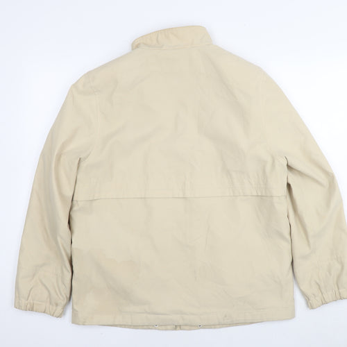 Marks and Spencer Womens Beige Trench Coat Jacket Size 12 Zip