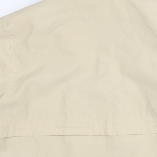 Marks and Spencer Womens Beige Trench Coat Jacket Size 12 Zip