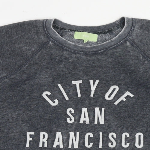 NEXT Mens Grey Cotton Pullover Sweatshirt Size L - City of San Franisco