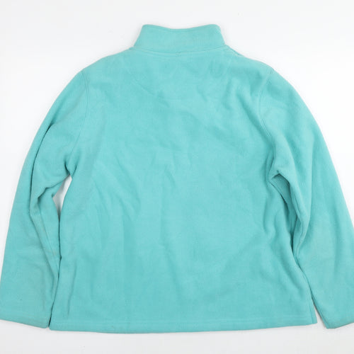DASH Womens Blue Polyester Pullover Sweatshirt Size 20 Pullover