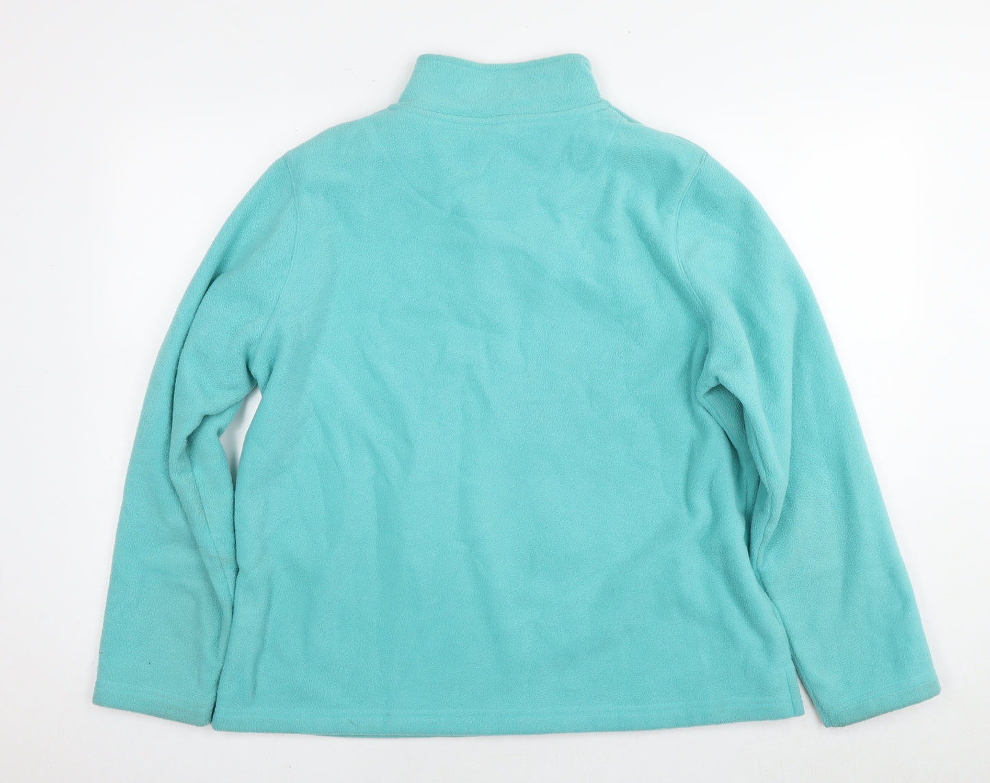 DASH Womens Blue Polyester Pullover Sweatshirt Size 20 Pullover