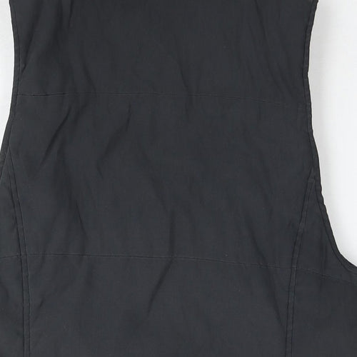 Debenhams Womens Black Gilet Waistcoat Size 16 Zip