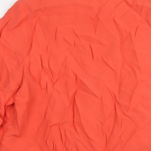 Emila Lay Womens Red Jacket Size 18 Zip