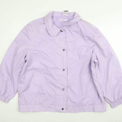 Damart Womens Purple Jacket Size 22 Snap
