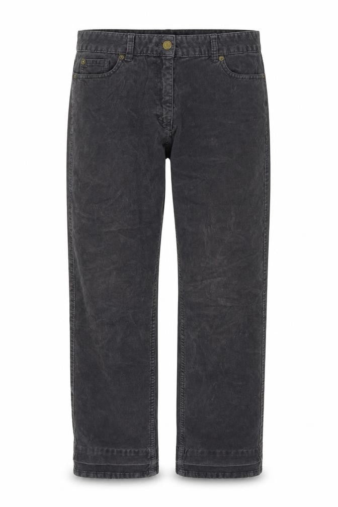 Marks and Spencer Womens Grey Camel Trousers Size 10 L27 in Regular Zip
