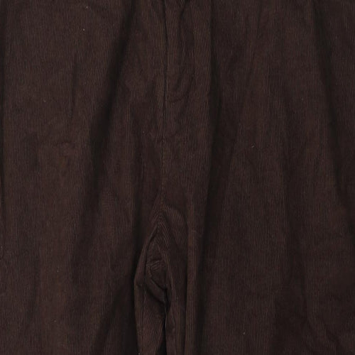 Chums Mens Brown Cotton Trousers Size 42 in L29 in Regular Drawstring