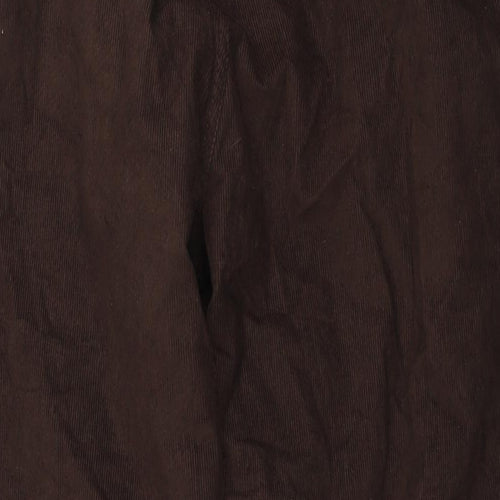 Chums Mens Brown Cotton Trousers Size 42 in L29 in Regular Drawstring