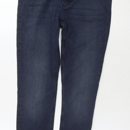 H&M Womens Blue Cotton Skinny Jeans Size M L28 in Slim