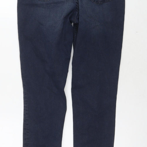 H&M Womens Blue Cotton Skinny Jeans Size M L28 in Slim