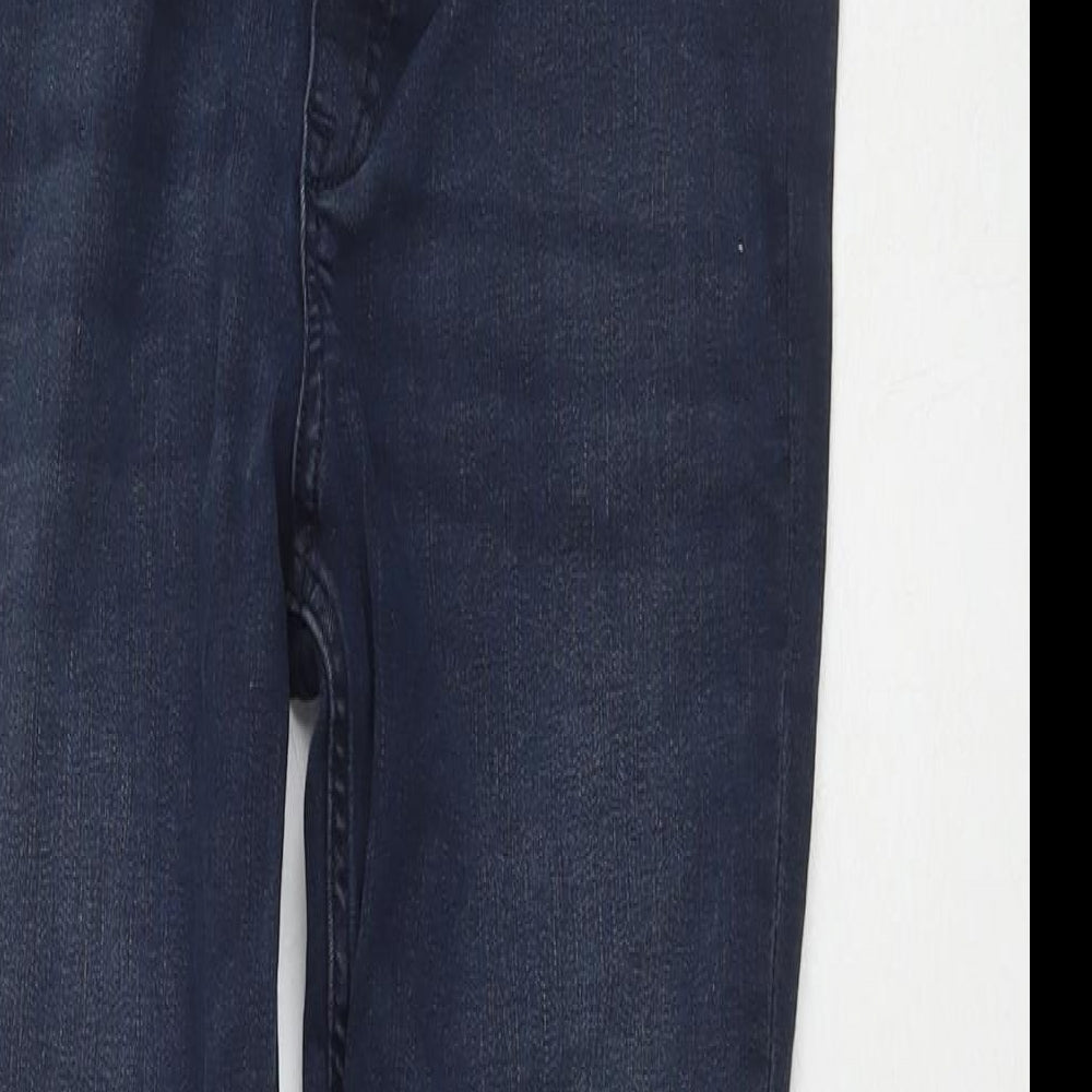 H&M Womens Blue Cotton Skinny Jeans Size M L28 in Slim