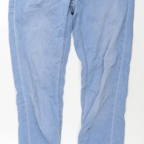 H&M Womens Blue Cotton Jegging Jeans Size 8 L30 in Regular