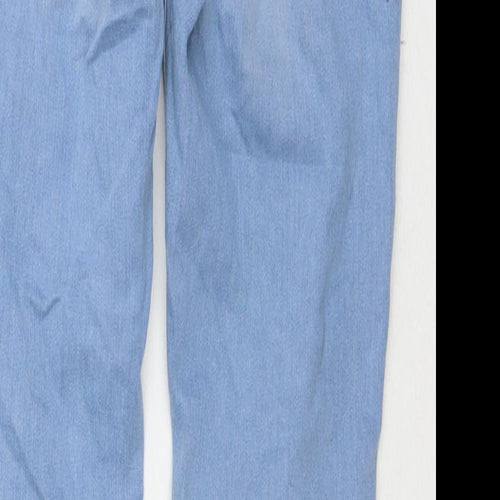 H&M Womens Blue Cotton Jegging Jeans Size 8 L30 in Regular