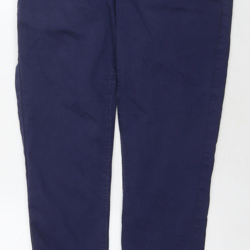 Marks and Spencer Womens Blue Cotton Jegging Jeans Size 14 L30 in Regular Zip