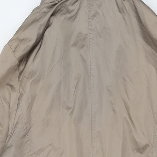 Eatagle Womens Beige Jacket Size 12 Zip