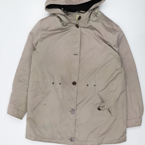 Four Seasons Womens Beige Jacket Size L Zip