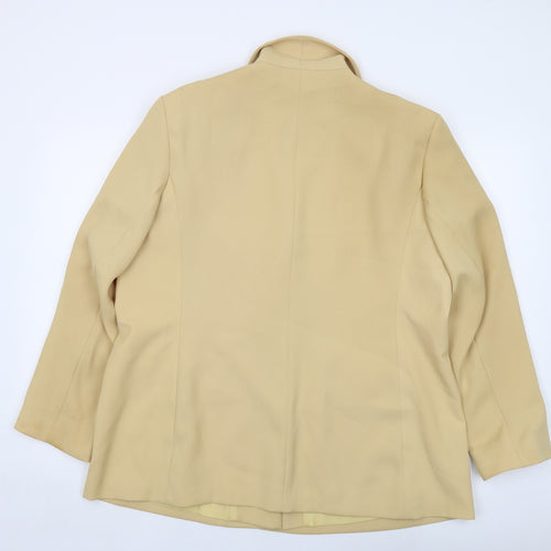 Bonmarché Womens Yellow Jacket Size 20 Button