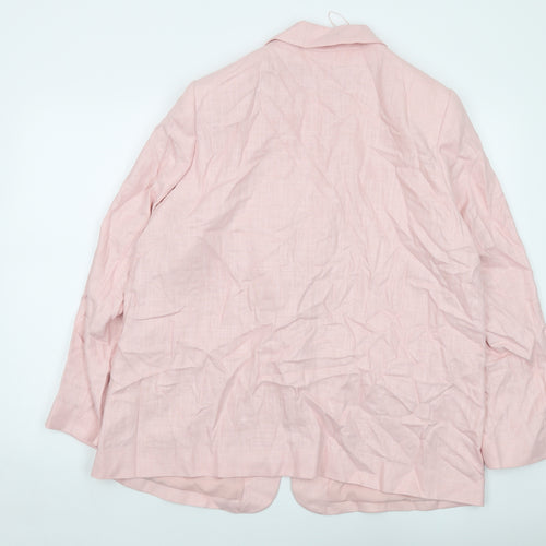 Marks and Spencer Womens Pink Jacket Size 20