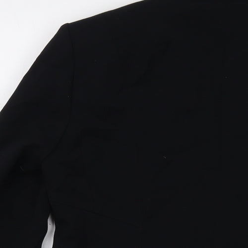 Marks and Spencer Womens Black Jacket Size 12 Button