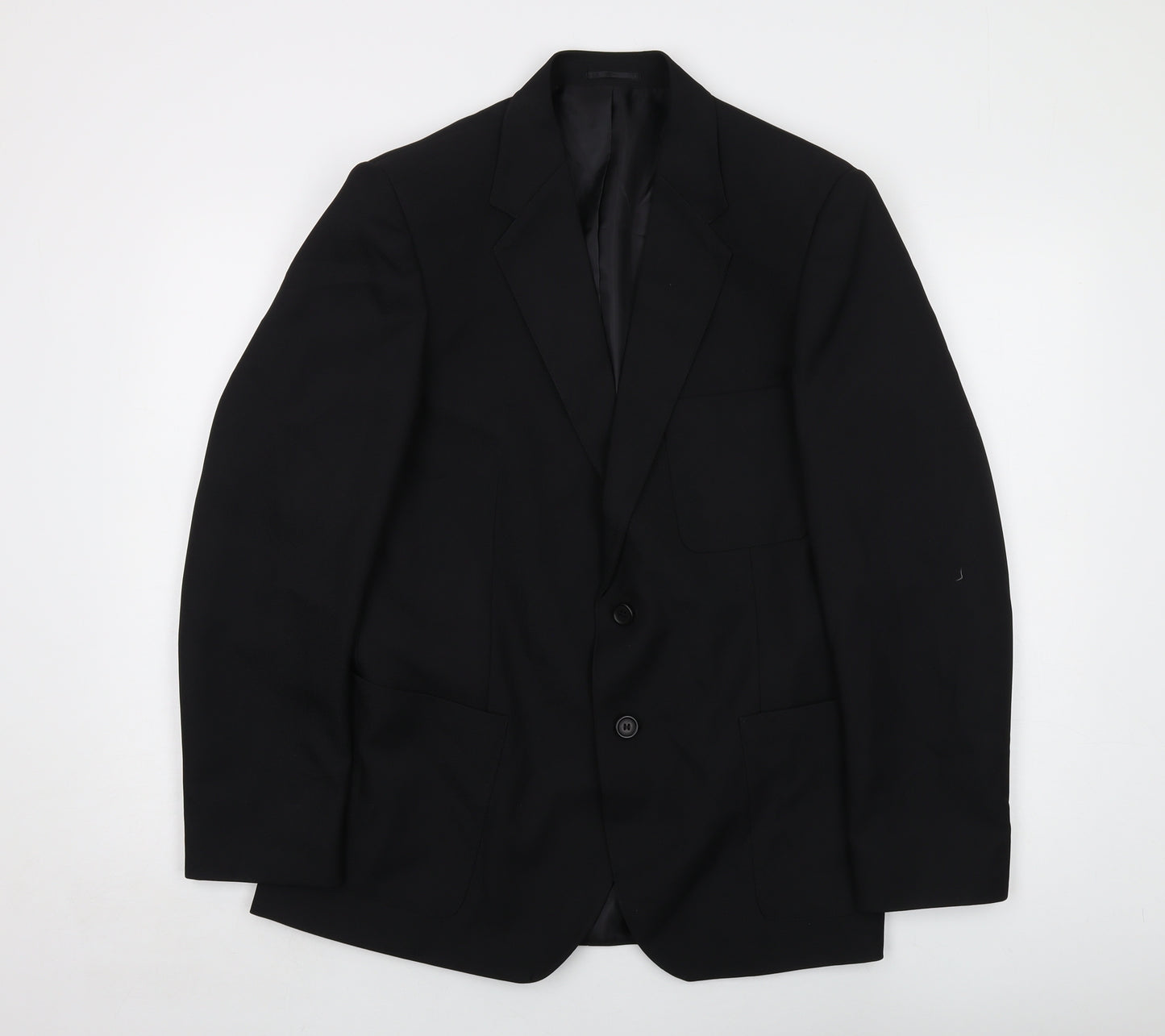 John Lewis Boys Black Jacket Size 16 Years Button