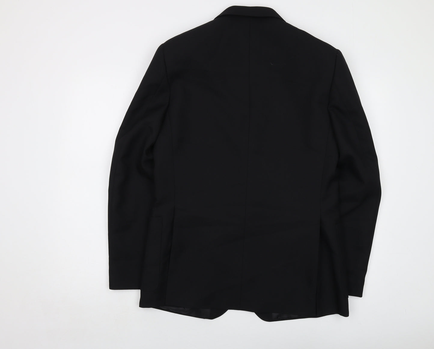 John Lewis Boys Black Jacket Size 16 Years Button