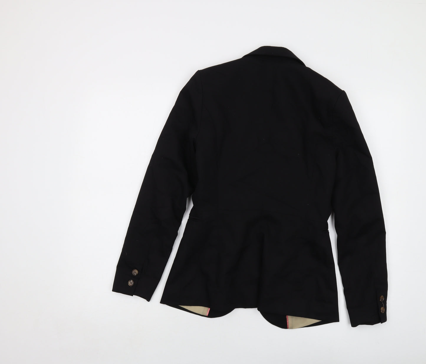 H&M Womens Black Jacket Size 6 Button