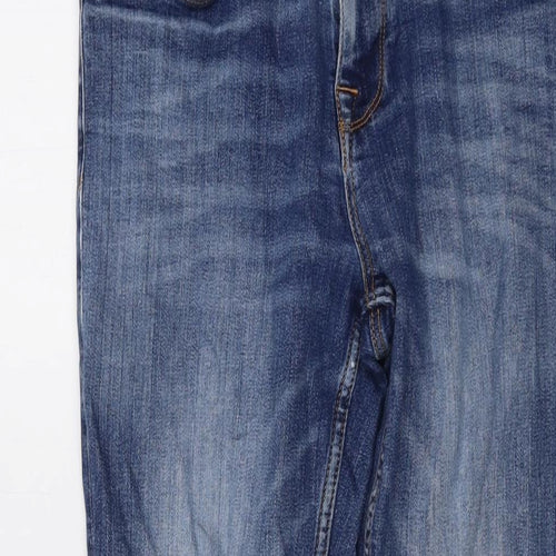 ASOS Mens Blue Cotton Skinny Jeans Size 29 in L30 in Regular Button