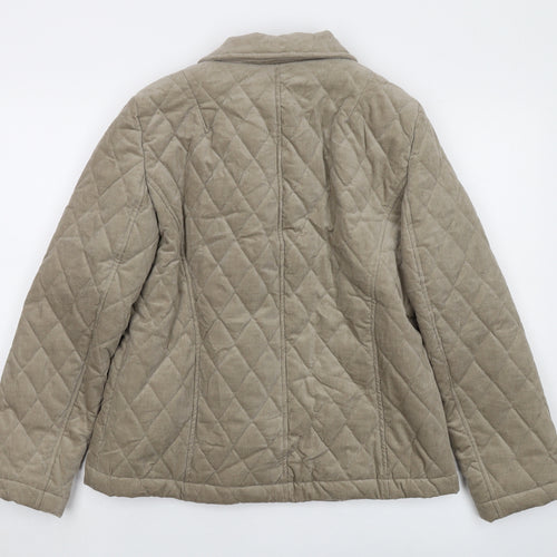 Cotswold Womens Beige Jacket Size 12 Button
