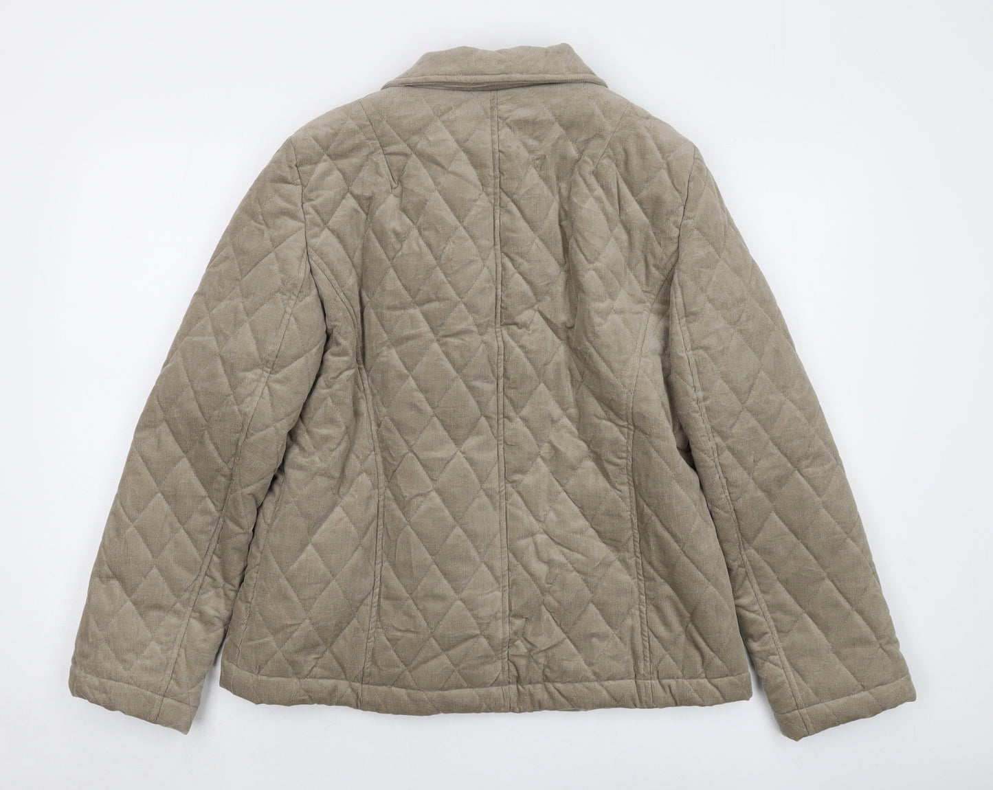 Cotswold Womens Beige Jacket Size 12 Button
