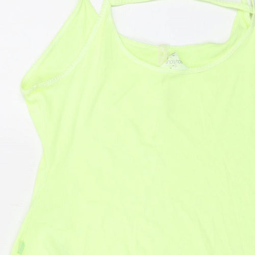 By Boutique Womens Green Cotton Bodysuit One-Piece Size XL Snap
