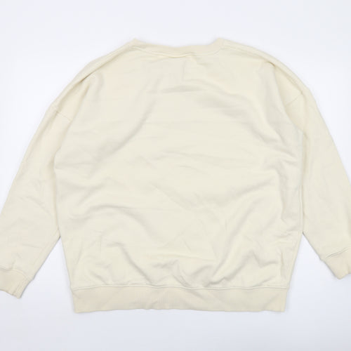 NEXT Womens Beige Polyester Pullover Sweatshirt Size 18 Pullover