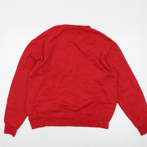 H&M Boys Red Cotton Pullover Sweatshirt Size 12-13 Years Pullover