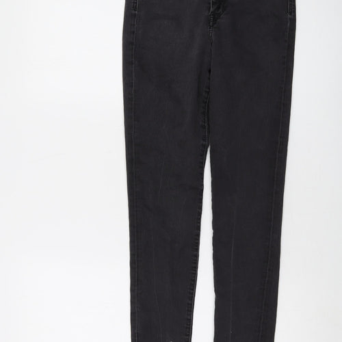 H&M Womens Grey Cotton Skinny Jeans Size 29 in L27 in Regular Button