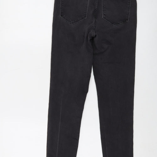 H&M Womens Grey Cotton Skinny Jeans Size 29 in L27 in Regular Button