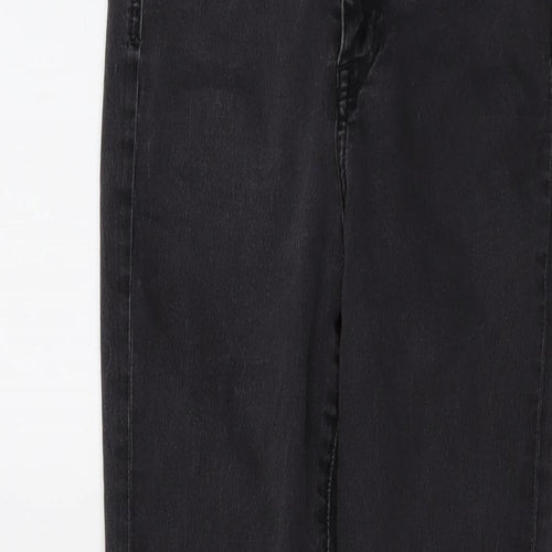 H&M Womens Grey Cotton Skinny Jeans Size 29 in L27 in Regular Button
